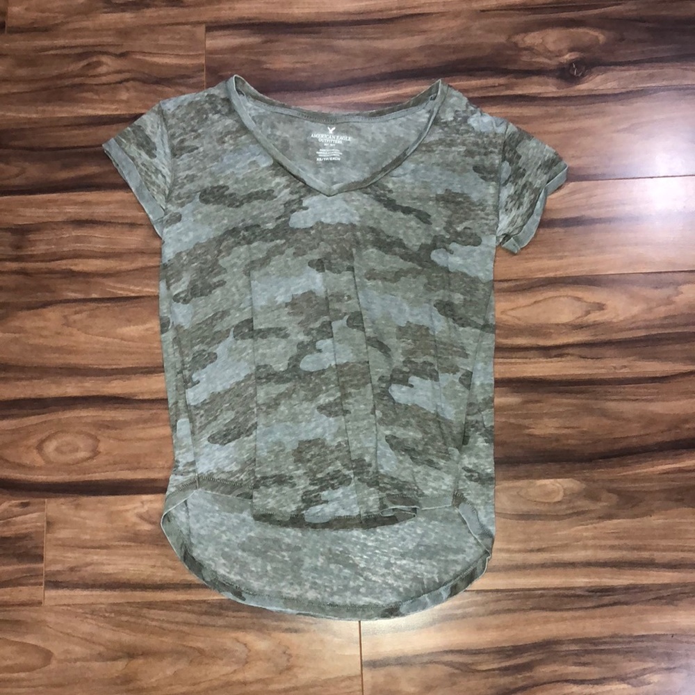 American Eagle Outfitters Camo Shirt